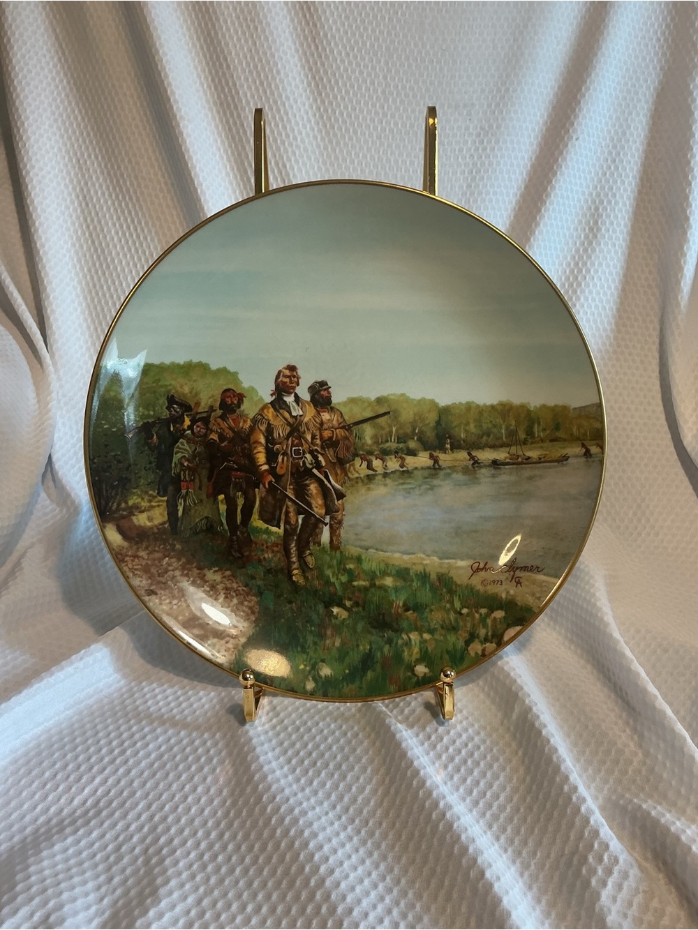Vtg the Lewis and Clark expedition plate collection.#1943